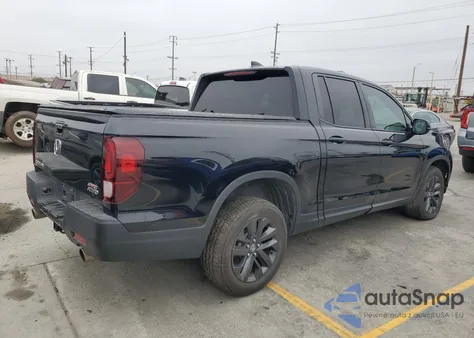 2023 Honda Ridgeline Sport z USA, uszkodzony, nr VIN 5FPYK3F11PB043473